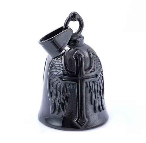 Guardian Bell - Cross Wings Black