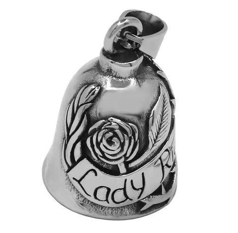 Guardian Bell - Lady Rider Rose Silver